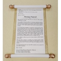 Wedding Proposal and Acceptance Letters